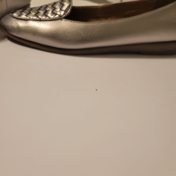 AEROSOLES Silver Woven Flats - Picture 5 of 11